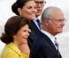 Le 16 juin, trois jours avant leur mariage historique, Victoria de Suède et Daniel Westling, en compagnie du roi Carl Gustaf, de la reine Silvia, du prince Carl Philip et de la princesse Madeleine, répétaient leur excursion en bateau...