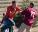 Réunis pour la première fois en "mission" à l'étranger, les princes Harry et William de Galles étaient jeudi 17 juin 2010 en visite au Lesotho. Ils ont notamment disputé un match plein de bon humeur avec de jeunes orphelines. 