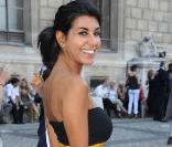 Reem Kherici à l'occasion du cocktail qui s'est tenu à l'Ecole Nationale des Beaux-Arts dans le cadre de la Fête du Cinéma, le 30 juin 2010.