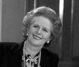 Margaret Thatcher en 1985 