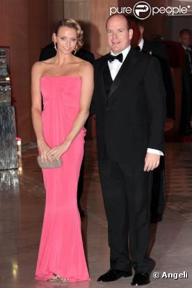 Charlene Wittstock et son prince Albert
