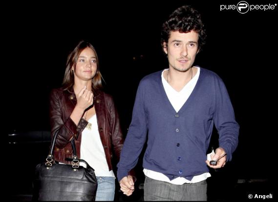 Orlando Bloom et sa belle Miranda Kerr