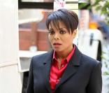 Janet Jackson sur le tournage du nouveau film de Tyler Perry à New York, le 3 juin 2010