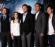 Jospeh Gordon-Levitt, Ellen Page, Leonardo DiCaprio, Ken Watanabe et Cillian Murphy à l'occasion de l'avant-première d' Inception , au Dorchester Hotel, à Londres, le 7 juillet 2010.