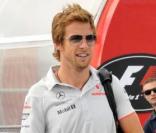 Jenson Button au Grand Prix de Silverstone, le 11 juillet 2010.