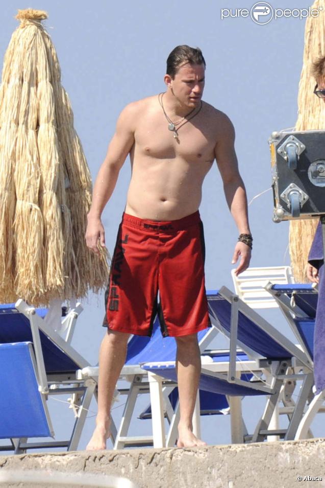 Channing Tatum et sa feme Jenna Dewan profitent du soleil Ischia en Italie 