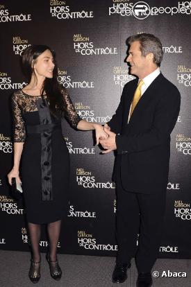 Mel Gibson et Oksana Grigorieva, Paris, 4 février 2010