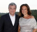 Sidney Toledano et son épouse à la Dior Party, au Country Club de Saint-Tropez, le 15/07/2010.