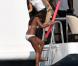 Naomi Campbell et son boyfriend Vladislav Doronin à Saint Tropez