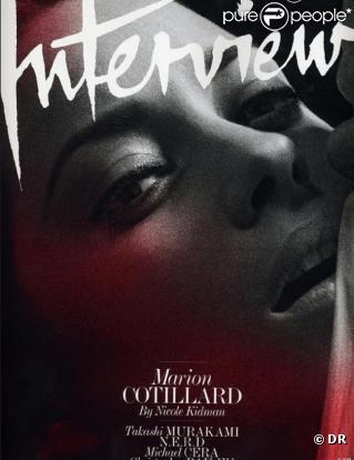 Marion Cotillard en couverture de Interview