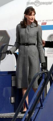 Carla Bruni en visite officielle en Angleterre