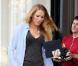Blake Lively sur le tournage de Gossip Girl, le 27 juillet 2010
