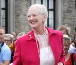 La reine du Danemark, Margrethe, se rend au 500e anniversaire de la flotte danoise à Copenhague le 10 août 2010
