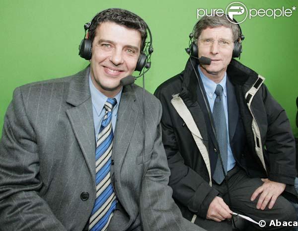 Thierry Gilardi  et Jean-Michel Larqué
