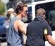 Matthew McConaughey sur le tournage de The Lincoln Lawyer à Los Angeles, le 13 août 2010
