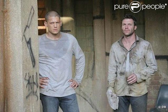 Chris Vance et Wentworth Miller dans  Prison Break  