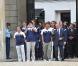 Camille Lacourt, Yannick Agnel et toute la valeureuse délégation tricolore de l'Euro de natation 2010 à Budapest étaient reçus jeudi 26 août à l'Elysée par le président Nicolas Sarkozy.