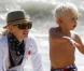 Gwen Stefani profite de ses fils Zuma et Kingston un dimanche après-midi sur la plage de Newport Beach le 29 août 2010