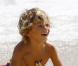 Gwen Stefani profite de ses fils Zuma et Kingston un dimanche après-midi sur la plage de Newport Beach le 29 août 2010