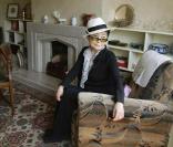 Yoko Ono en visite à Liverpool, le 3 septembre 2010