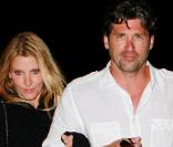 Patrick Dempsey emmène son épouse Jillian dîner à Los Angeles le 4 septembre 2010  