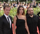 Nicolas Duvauchelle, Elodie Bouchez et Antony Cordier lors de la présentation à Venise le 2 septembre 2010 du film Happy Few