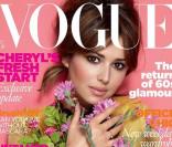  Cheryl Cole en couverture du Vogue UK du mois d'octobre 2010 