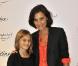Inès de la Fressange et sa fille Violette à la boutique Bonpoint, lors de la Vogue Fashion Celebration Night 2010. 7/09/2010 