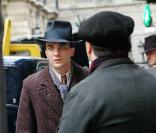 Le tournage de L'Invention de Hugo Cabret, réalisation de Martin Scorsese, en plein Paris en août 2010