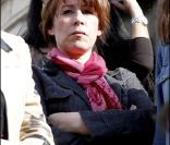 Fadela Amara lors de la manifestation de soutien à Sakineh Mohammadi Ashtiani à Paris le 12 septembre 2010 