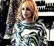 Nicole Richie faisant son shopping tendance pour le site mode whowhatwear.com.