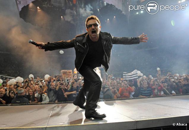 Bono et son groupe U2 ont mis le feu au Stade de France lors d'un concert exceptionnel le 19 septembre 2010