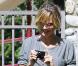 Heidi Klum et ses enfants Leni, Lou, Johan et Henry au parc, à Beverly Hills, le 19 septembre 2010