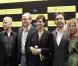 Ryan Murphy, Richard Jenkins, Julia Roberts, Javier Bardem et Dede Gardner lors du photocall du film Mange, Prie, Aime au festival de San Sebastian le 20 septembre 2010