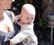 Rebecca Gayheart et sa petite Bille Beatrice, le 17 septembre 2010, à Beverly Hills