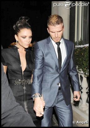 Victoria et David Beckham