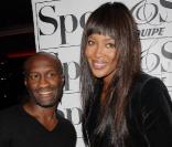 Naomi Campbell et Souleymane M'Baye lors de la soirée Sport & Style au VIP Room le 28/09/10