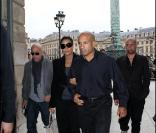 Janet Jackson à l'Espace Vendôme samedi 2 octobre 2010 lors du défilé Haider Ackermann