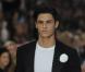 Baptiste Giabiconi défile pour Chanel à Paris, le 5 octobre 2010