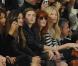 Afef Jnifen, Rachel Bilson, Cécile Cassel et Claudia Schiffer lors du défilé Chanel à Paris, le 5 octobre 2010