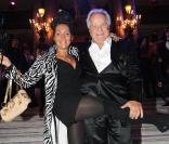 Hermine de Clermont-Tonnerre et Massimo Gargia à l'occasion de la soirée  Grazia , qui s'est tenue à l'Opéra Garnier, à Paris, le 5 octobre 2010.