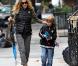 Sarah Jessica Parker emmène son fils James à l'école, New York, le 7 octobre