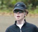 Nicole Kidman faisant jogging à Nashville, le 4 octobre 2010