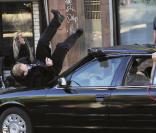 Jason Statham sur le tournage de Safe à New York le 8 octobre 2010