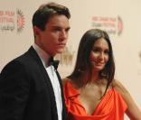 Jonathan Rhys-Meyers et Reena Hammer, lors de la cérémonie de clôture du Festival International du Film d'Abu Dhabi, aux Emirats Arabes Unis, le 22 octobre 2010.