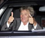 Rod Stewart arrive à la soirée de lancement du nouvel album du rockeur au Madeo, dans West Hollywood, le 22 octobre 2010 