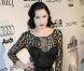 Dita Von Teese lors du gala de l'amfAR's au Chateau Marmont dont les bénéfices sont reversés à la fondation qui oeuvre pour la recherche contre le sida le 27 octobre 2010 à Los Angeles 