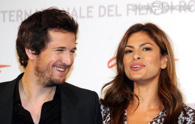 Guillaume Canet et Eva Mendes, à l'occasion de la présentation de  Last Night , dans le cadre du 5e Festival International du Film de Rome, le 28 octobre 2010.