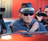 Charlie Sheen sort du tournage d'un film à Los Angeles le 28 octobre 2010