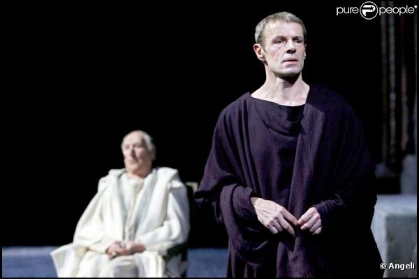 Lambert Wilson et son père Georges Wilson dans Bérénice en 2008 